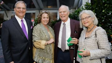 NEW YORK, NY - MAY 03: (L-R) Ken Cooper, guest, Gordon Gund and Lulie Gund attend the 40th Anniversary of Studio In A School at The Seagram Building on May 3, 2017 in New York City. (Photo by JP Yim/Getty Images)