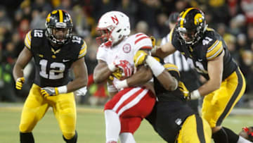 IOWA CITY, IA- NOVEMBER 25: Running back Tre Bryant