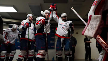 Alex Ovechkin, John Carlson, Washington Capitals Mandatory Credit: James Guillory-USA TODAY Sports