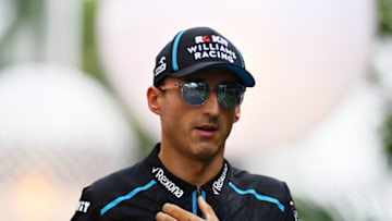 SINGAPORE, SINGAPORE - SEPTEMBER 19: Robert Kubica of Poland and Williams walks in the Paddock during previews ahead of the F1 Grand Prix of Singapore at Marina Bay Street Circuit on September 19, 2019 in Singapore. (Photo by Clive Mason/Getty Images)