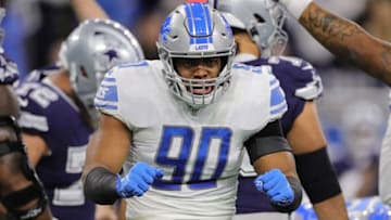 Trey Flowers, Detroit Lions (Photo by Leon Halip/Getty Images)