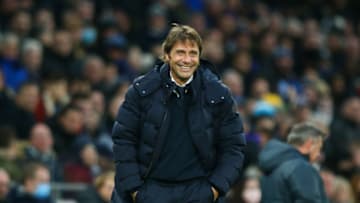 LONDON, ENGLAND - DECEMBER 05: Tottenham Hotspur manager Antonio Conte reacts during the Premier League match between Tottenham Hotspur and Norwich City at Tottenham Hotspur Stadium on December 5, 2021 in London, England. (Photo by Craig Mercer/MB Media/Getty Images)