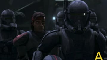 Imperial troops escort Hunter. "Return to Kamino." The Bad Batch. Courtesy of StarWars.com.