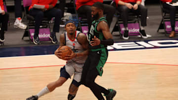 Boston Celtics, Jaylen Brown, Bradley Beal. Mandatory Credit: Geoff Burke-USA TODAY Sports