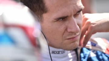 Mikhail Aleshin is the Verizon P1 Award winner for the ABC Supply 500 at Pocono Raceway. Photo Credit: Chris Owens/Courtesy of IndyCar