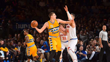 NEW YORK, NY - FEBRUARY 10: Nikola Jokic (Photo by Jesse D. Garrabrant/NBAE via Getty Images)