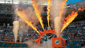 MIAMI GARDENS, FL - OCTOBER 23: Branden Albert