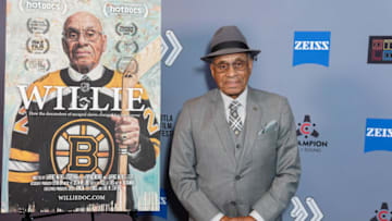 Boston Bruins, Willie O'Ree (Photo by Presley Ann/Getty Images)