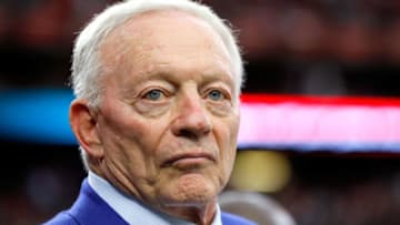 HOUSTON, TX - FEBRUARY 05: Dallas Cowboys owner and new Hall of Fame inductee Jerry Jones looks on prior to Super Bowl 51 between the Atlanta Falcons and the New England Patriots at NRG Stadium on February 5, 2017 in Houston, Texas. (Photo by Kevin C. Cox/Getty Images)