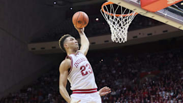 Trayce Jackson-Davis #23 of the Indiana Hoosiers. (Photo by Andy Lyons/Getty Images)