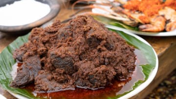 West Sumatra, Indonesia - Beef Rendang. (National Geographic/Justin Mandel)
