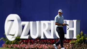 AVONDALE, LOUISIANA - APRIL 27: Scott Stallings of the United States walks onto the ninth green during the third round of the Zurich Classic at TPC Louisiana on April 27, 2019 in Avondale, Louisiana. (Photo by Rob Carr/Getty Images)