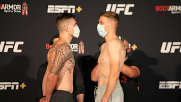 Brendan Allen vs. Kyle Daukaus (photo by FanSided/Amy Kaplan)