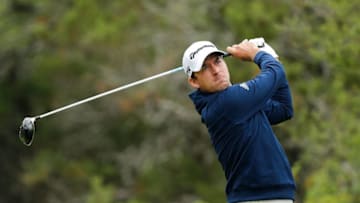 SAN ANTONIO, TX - APRIL 20: Nick Taylor of Canada plays his shot from the fifth tee during the second round of the Valero Texas Open at TPC San Antonio AT&T Oaks Course on April 19, 2018 in San Antonio, Texas. (Photo by Michael Reaves/Getty Images)