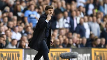 LONDON, ENGLAND - OCTOBER 02: Mauricio Pochettino, Manager of Tottenham Hotspur reacts during the Premier League match between Tottenham Hotspur and Manchester City at White Hart Lane on October 2, 2016 in London, England. (Photo by Shaun Botterill/Getty Images)