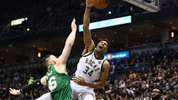 MILWAUKEE, WI - APRIL 20: Giannis Antetokounmpo