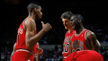 Michael Jordan, Chicago Bulls Mandatory Credit: Andy Lyons /Allsport