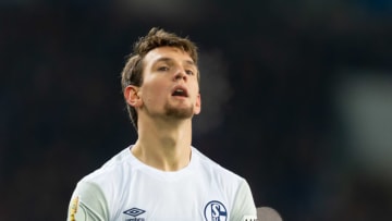 BIELEFELD, GERMANY - OCTOBER 29: Benito Raman of Schalke looks on during the DFB Cup second round match between Arminia Bielefeld and FC Schalke 04 at Schueco Arena on October 29, 2019 in Bielefeld, Germany. (Photo by TF-Images/Getty Images)