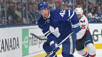 TORONTO,ON - APRIL 23: Tyler Bozak