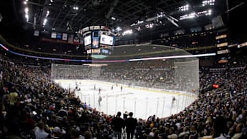 COLUMBUS, OH - OCTOBER 7: A general view of Nationwide Arena during the game between the Columbus Blue Jackets and the Nashville Predators at Nationwide Arena on October 7, 2011 in Columbus, Ohio. (Photo by Justin K. Aller/Getty Images)
