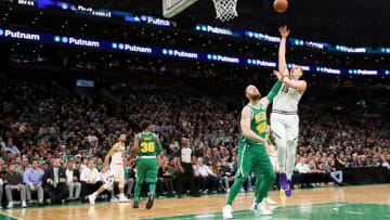 The Boston Celtics are unlikely to reunite with a former big man on the 2017-18 and 2018-19 teams due to age concerns per MassLive's Brian Robb (Photo by Maddie Meyer/Getty Images)