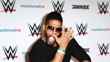 (GERMANY OUT) WWE Live Hamburg 2015 15. 04. 2015 in der O2 World HamburgAuf dem Roten Teppich :Frederick Rosser (* 2. November 1983 in Union, New Jersey), besser bekannt unter seinem Ringnamen Darren Young, ist ein US-amerikanischer Wrestler.born November 2, 1983 (Photo by Peter Timmullstein bild via Getty Images)