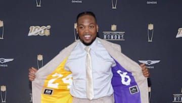 MIAMI, FLORIDA - FEBRUARY 01: Derrick Henry attends the 9th Annual NFL Honors at Adrienne Arsht Center on February 01, 2020 in Miami, Florida. (Photo by Jason Kempin/Getty Images)