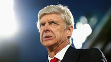 LONDON, ENGLAND - APRIL 10: Arsene Wenger, Manager of Arsenal looks on prior to the Premier League match between Crystal Palace and Arsenal at Selhurst Park on April 10, 2017 in London, England. (Photo by Clive Rose/Getty Images)