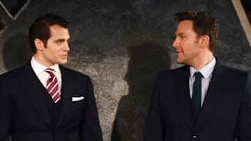 LONDON, ENGLAND - MARCH 22: Henry Cavill (L) and Ben Affleck attend the European Premiere of "Batman V Superman: Dawn Of Justice" at Odeon Leicester Square on March 22, 2016 in London, England. (Photo by Dave J Hogan/Dave J Hogan/Getty Images)