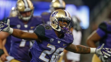 SEATTLE, WA - SEPTEMBER 09: Running back Salvon Ahmed (Photo by Otto Greule Jr/Getty Images)