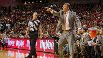 LINCOLN, NE - JANUARY 15: Illinois head coach Brad Underwood reacts to action on the court in the game against Nebraska during the second half of a college basketball game Monday, January 15th at the Pinnacle Bank Arena in Lincoln, Nebraska. Nebraska defeated Illinois 64 to 63. (Photo by John Peterson/Icon Sportswire via Getty Images)