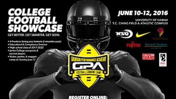Cred: Chad Ikei (Arizona football coaches come to these camps)