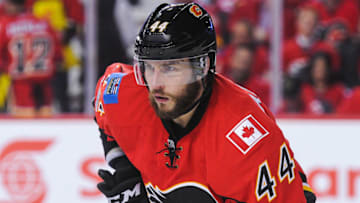 CALGARY, AB - APRIL 17: Matt Bartkowski