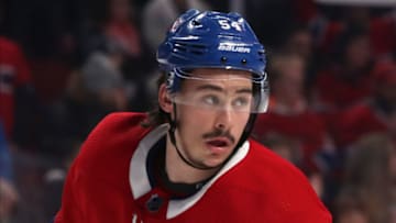 Nov 28, 2019; Montreal, Quebec, CAN; Montreal Canadiens left wing Charles Hudon. Mandatory Credit: Jean-Yves Ahern-USA TODAY Sports