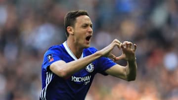 LONDON, ENGLAND - APRIL 22: Nemanja Matic of Chelsea celebrates scoring his sides fourth goal during The Emirates FA Cup Semi-Final between Chelsea and Tottenham Hotspur at Wembley Stadium on April 22, 2017 in London, England. (Photo by Richard Heathcote/Getty Images)