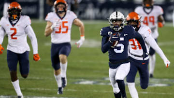 Penn State Nittany Lions wide receiver Jahan Dotson (Mandatory Credit: Matthew OHaren-USA TODAY Sports)
