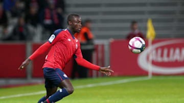 LILLE, FRANCE - DECEMBER 09: Lille's Nicolas Pepe during Ligue 1 match between Lille OSC and Stade de Reims at Stade Pierre Mauroy on December 9, 2018 in Lille, France. (Photo by Sylvain Lefevre/Getty Images)