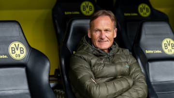 DORTMUND, GERMANY - APRIL 27: CEO Hans-Joachim Watzke of Borussia Dortmund^ looks on during the Bundesliga match between Borussia Dortmund and FC Schalke 04 at Signal Iduna Park on April 27, 2019 in Dortmund, Germany. (Photo by TF-Images/Getty Images)