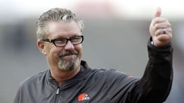MOBILE, AL - JANUARY 28: Gregg Williams defensive coordinator of the Cleveland Browns reacts after the Reese's Senior Bowl at the Ladd-Peebles Stadium on January 28, 2017 in Mobile, Alabama. (Photo by Jonathan Bachman/Getty Images)
