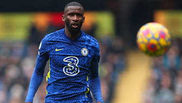 Antonio Rudiger of Chelsea. (Photo by Robbie Jay Barratt - AMA/Getty Images)