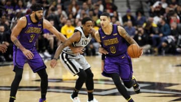 Kyle Kuzma, DeMar DeRozan, Chicago Bulls Mandatory Credit: Soobum Im-USA TODAY Sports