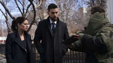 FBI-- "Pilot!" Episode 101 -- Pictured: (l-r) Missy Peregrym as Special Agent Maggie Bell, Zeeko Zaki, as Special Agent Omar Adom 'OA' Zidan -- (Photo by: Michael Parmelee/CBS/Universal Television)