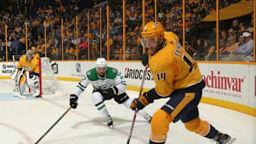 NASHVILLE, TN - OCTOBER 12: Mattias Ekholm