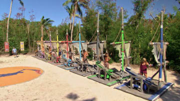 "Parting Is Such Sweet Sorrow" - Jeff Probst watches the remaining Survivor compete for Individual Immunity on the thirteenth episode of SURVIVOR: Game Changers, airing Wednesday, May 17 (8:00-9:00 PM, ET/PT) on the CBS Television Network. Photo: Screen Grab/CBS Entertainment ÃÂ©2017 CBS Broadcasting, Inc. All Rights Reserved.