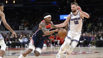 Bradley Beal (3), Washington Wizards. Domantas Sabonis (10), Sacramento Kings. Mandatory Credit: Brad Mills-USA TODAY Sports