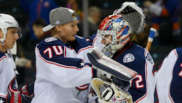 NEW YORK, NY - FEBRUARY 13: Joonas Korpisalo
