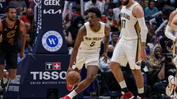 New Orleans Pelicans forward Herb Jones (5) Credit: Stephen Lew-USA TODAY Sports