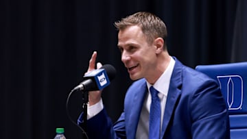 Duke basketball head coach-in-waiting Jon Scheyer (Photo by Grant Halverson/Getty Images)