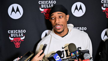DeMar DeRozan, Chicago Bulls, 2023 NBA All-Star Game (Photo by Jamie Sabau/Getty Images)