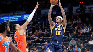 Utah Jazz guard Jordan Clarkson (Alonzo Adams-USA TODAY Sports)